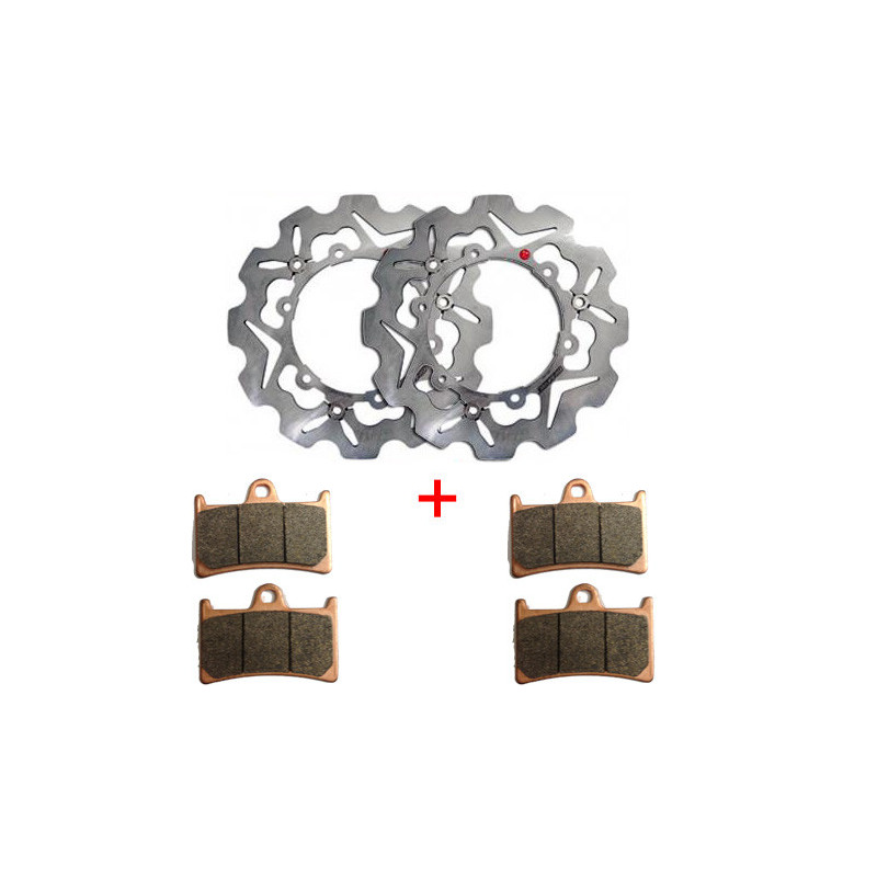Kit discos Braking delanteros + pastillas sinterizzate para T-MAX 500 08-11