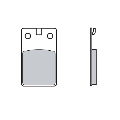 Brake Pads Brembo Carbon Ceramic scooter (1 couple for 1 Disk), 07008