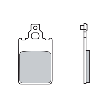 Pastiglia freno Brembo Carbon Ceramica scooter (1 coppia per 1 disco) 07009