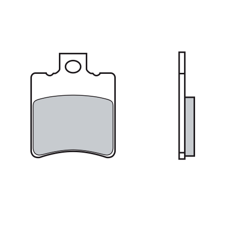 Brake Pads Brembo Carbon Ceramic scooter (1 couple for 1 Disk), 0700334