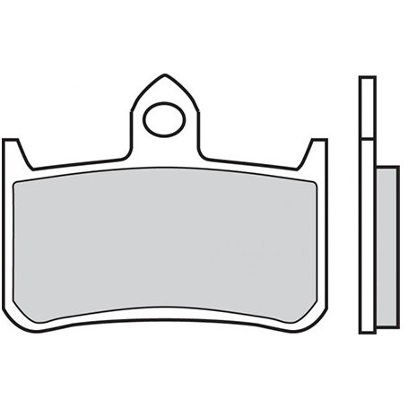 Plaquette de frein Brembo Carbon ceramic Avant (1 couple pour 1 disque), 07HO2807