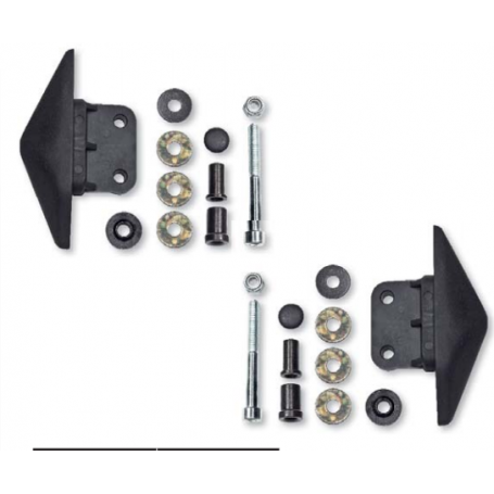 Tappi foro specchio in plastica ABS completo di viti per Yamaha T-Max 530 12- (1 coppia)