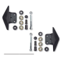 Tapones orificio espejo in plastica ABS completo di tornillos para Yamaha T-Max 530 12- (1 par)