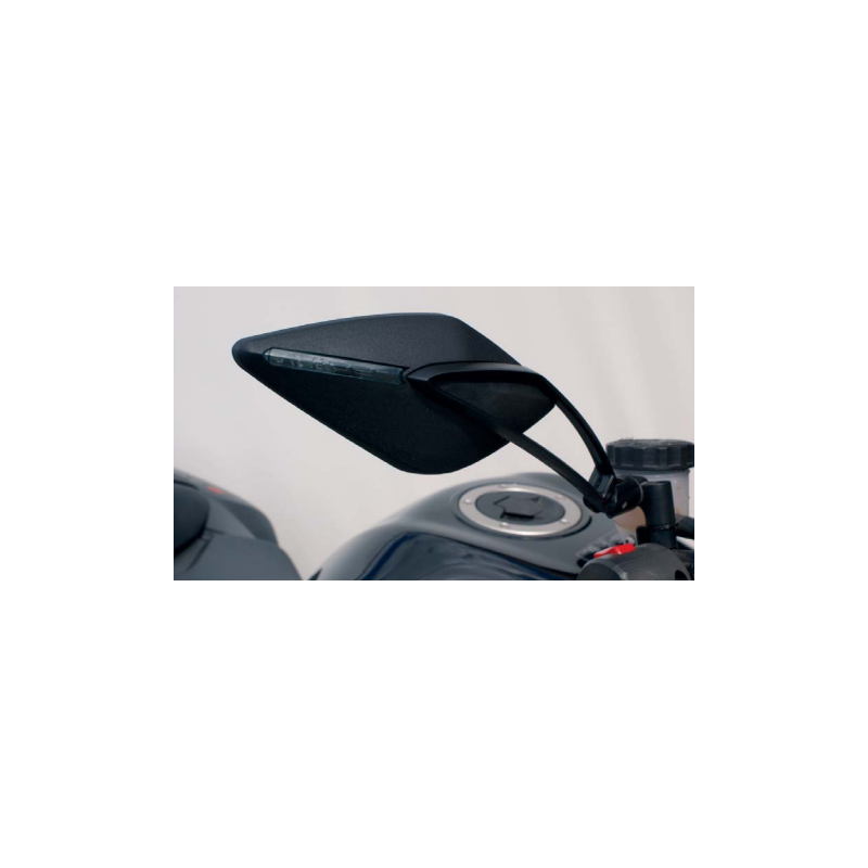 Par de espejos homologado Viper 8 Style in plastica ABS negro opac… | MotoGM