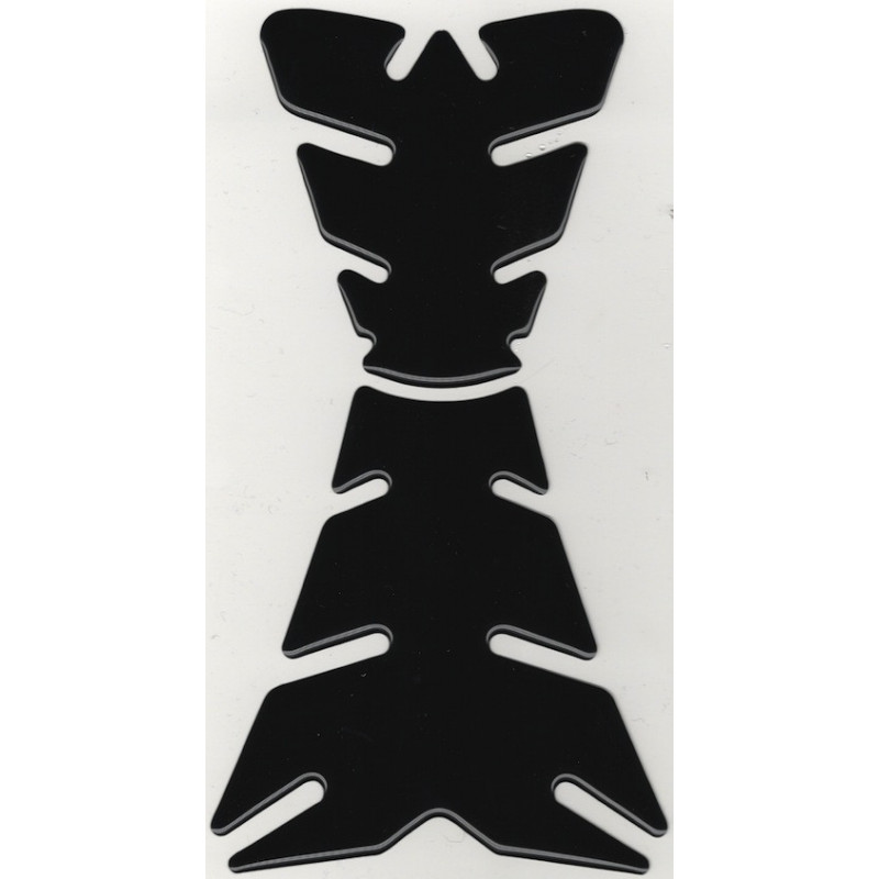 Protection réservoir autocollant Noire Racing modular dim 20 X 10,5 cm