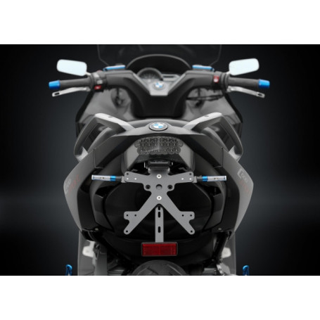 Kennzeichenhalter verstellbar Rizoma mit Licht Kennzeichen led für BMW C… | MotoGM
