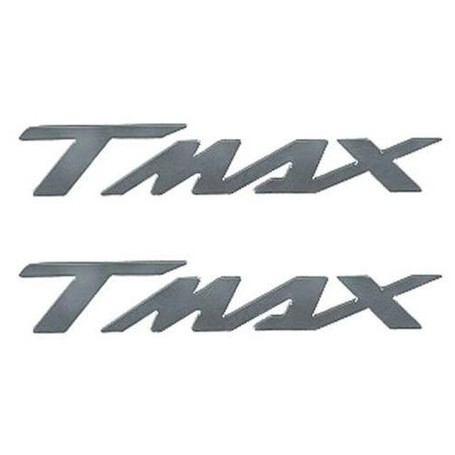 Aufkleber verchromt prefustellato für Yamaha T-MAX 500, TMAX 530 L 155 mm (2 Stück)