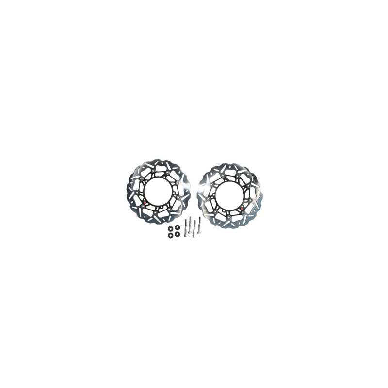Bremsscheiben-Paar vorne Braking SK2 Oversize Ø320 + Adapter pinze für Kawasaki ZX6R 05-13, ZX-10R 04-07, Z 750R 11-, Z 1000 07-13