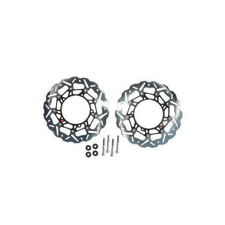 Kit Disque de frein avant Braking SK2 Oversize Ø320 Droite + Gauche + adaptateurs pour Kawasaki ZX6R 05-13, ZX-10R 04-07, Z 750R 11-, Z 1000 07-13