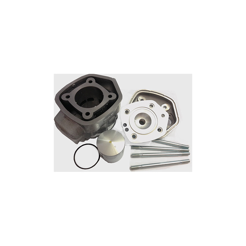 Cilindro komplett Top Performance Guss für Derbi euro 3 (D50BO) 80 cc Ø 50 H2O, sp. Ø 12