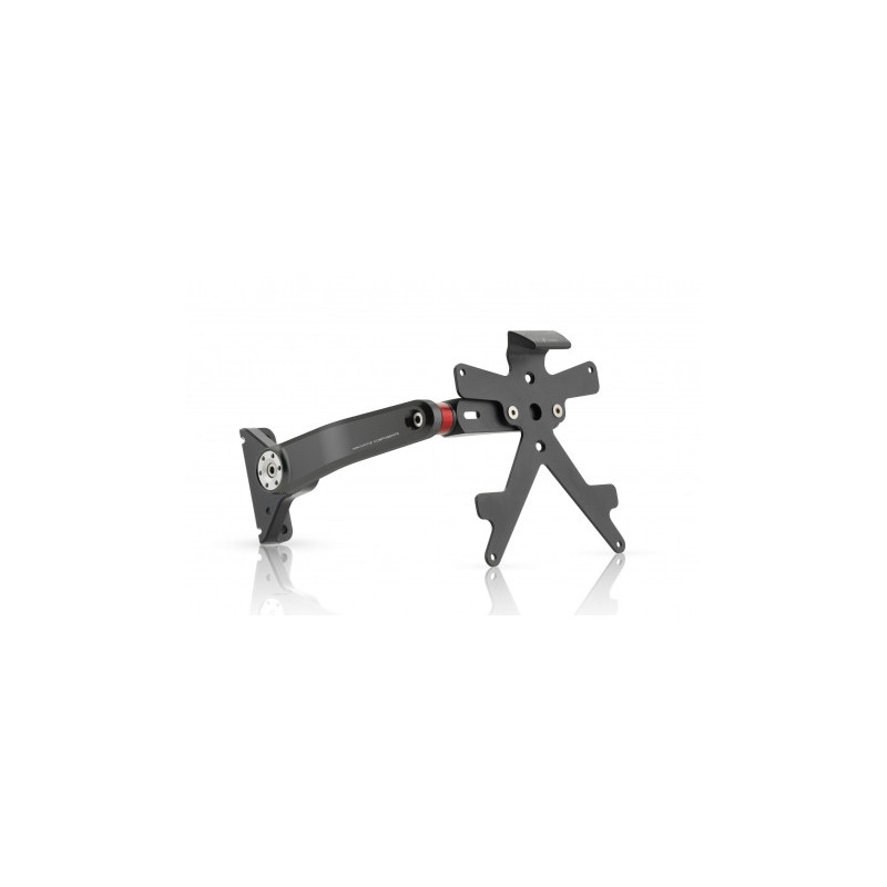 Portamatrículas regulable a monobraccio "Arm-Side" Rizoma con luz matrícula led  para MV-Agusta Brutale 675/800
