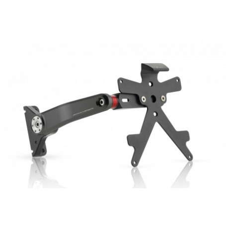 Portamatrículas regulable a monobraccio "Arm-Side" Rizoma con luz matrícula led  para MV-Agusta Brutale 675/800