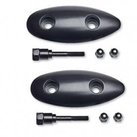 Tapones orificio espejo in plastica ABS completo di tornillos para Yamaha… | MotoGM