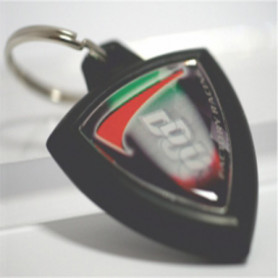 Llavero de goma con logo Ducati