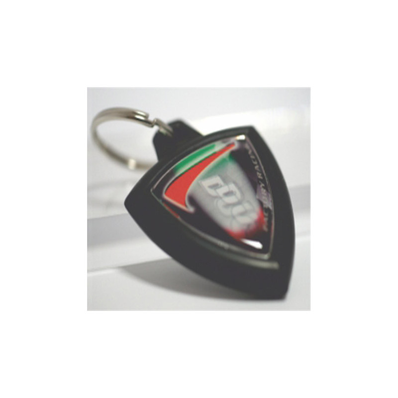 Llavero de goma con logo Ducati