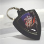 Rubber keychain with Triumph logo