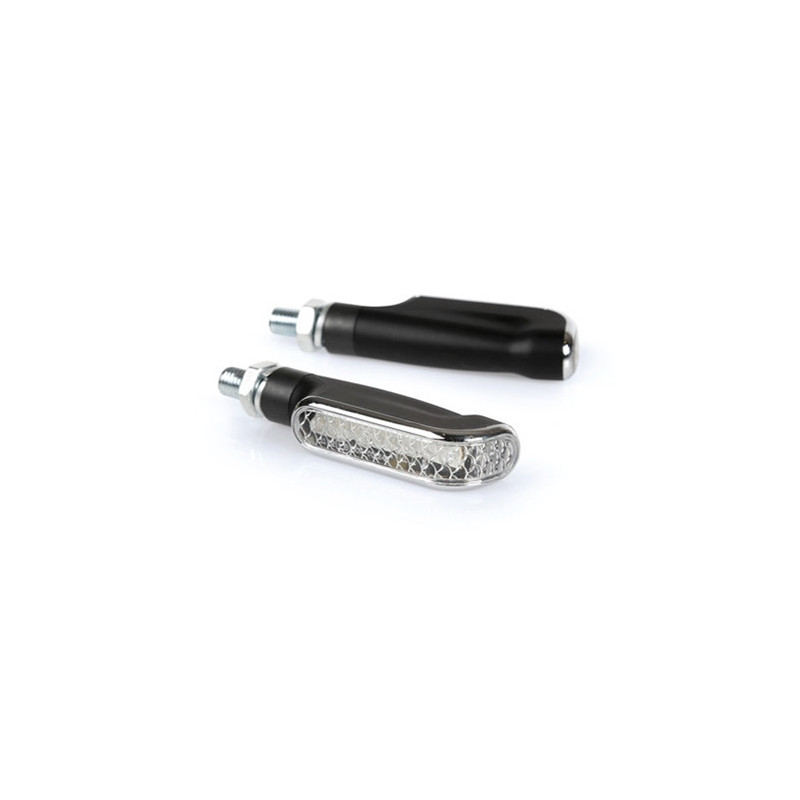 Blinker "Power View" Homologiert Led in ABS + Licht stop (2 Stück) | MotoGM