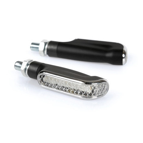 Blinker "Power View" Homologiert Led in ABS + Licht stop (2 Stück) | MotoGM