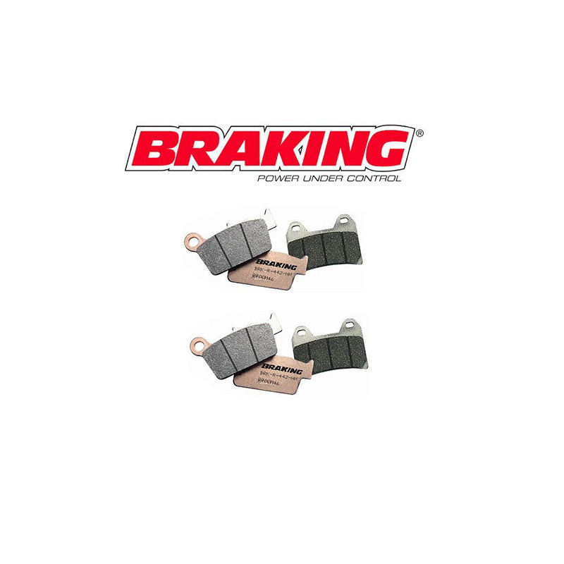 Pastillas de freno Braking Sinterizzata CM55 delantero (2 coppie para 2 discos), para 777CM55