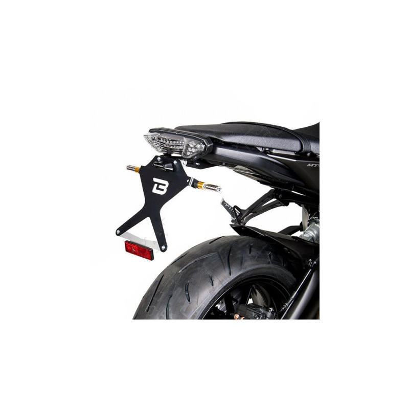 Portamatrículas para scooter reclinable Barracuda para Yamaha MT-09