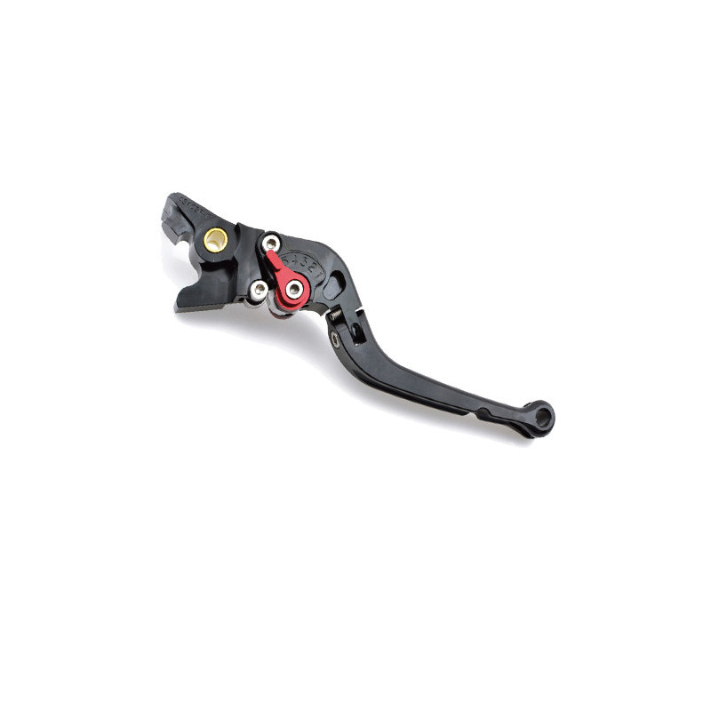 Maneta de freno de Ergal con regulación, anodizada negro para MV Agusta Brutale, Brutale R 750/ 1078, F4 750 750/1000/1078