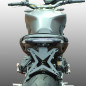Portamatrículas Mad Doctor para Yamaha MT-09 regulable con gruppo ottico+intermitentes