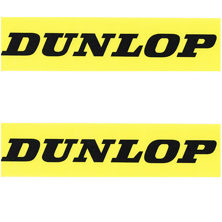 Stikers resin Dunlop set 2 pz 4 cm X 11,5 cm