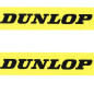 Kit adesivi resinati in rilievo Dunlop 2 pezzi 4 cm X 11,5 cm