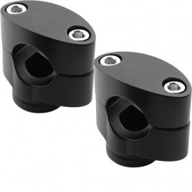 Adattatore per manubri da 28mm conico nero, altezza 36 mm