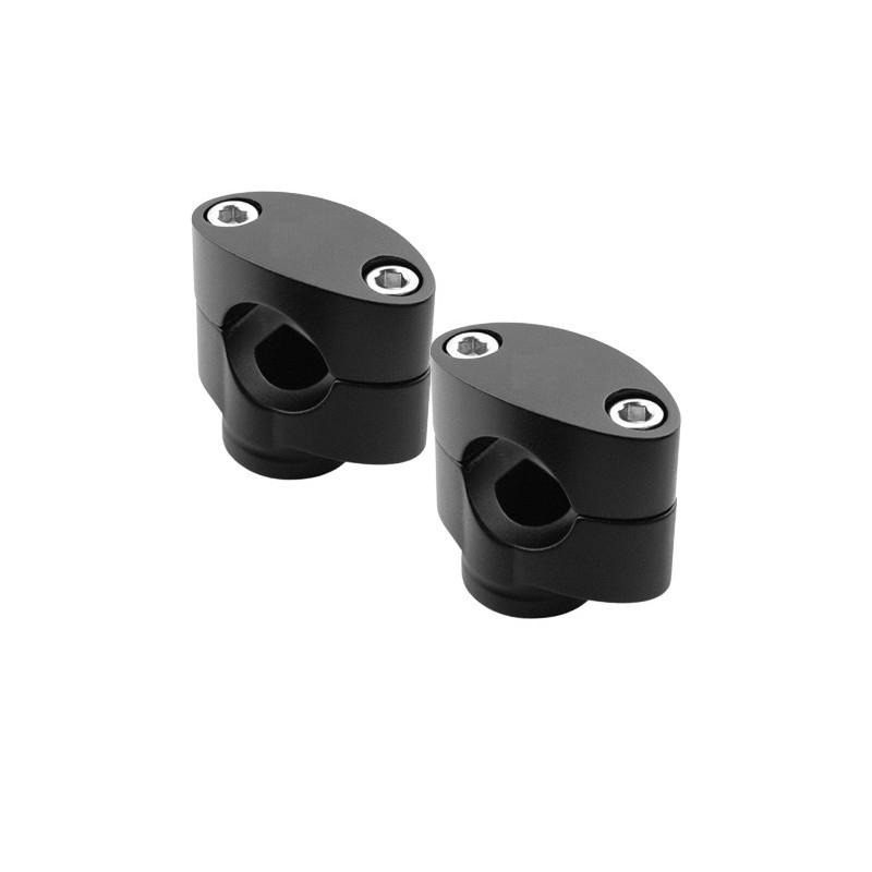 Adapter für manubri da 28mm conico schwarz, Höhe 36 mm