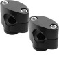 Adapter für manubri da 28mm conico schwarz, Höhe 36 mm