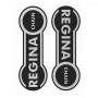 kit Autocollants Regina noire 2 pz 11,5 cm X 4 cm
