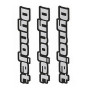 Stickers Dynojet black set 3 pz 11 cm X 2 cm