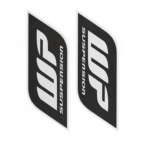 Kit adesivi WP Suspension nero 2 pezzi 9 cm X 4,5 cm