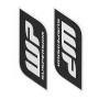 kit Autocollants WP Suspension noire 2 pz 9 cm X 4,5 cm
