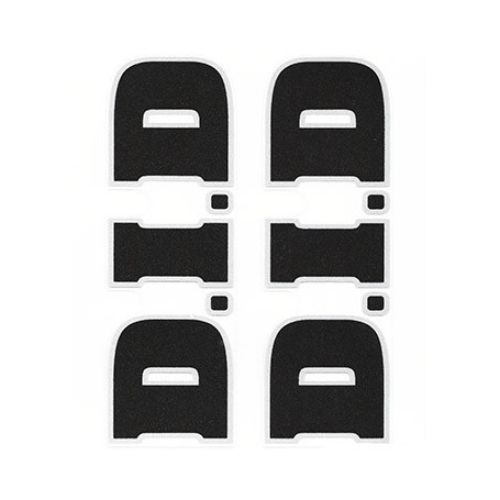 kit Autocollants D.I.D. noire 2 pz 11,5 cm X 3,5 cm