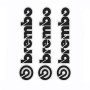 Stikers BREMBO black set 3 pz 11,5 cm X 2 cm
