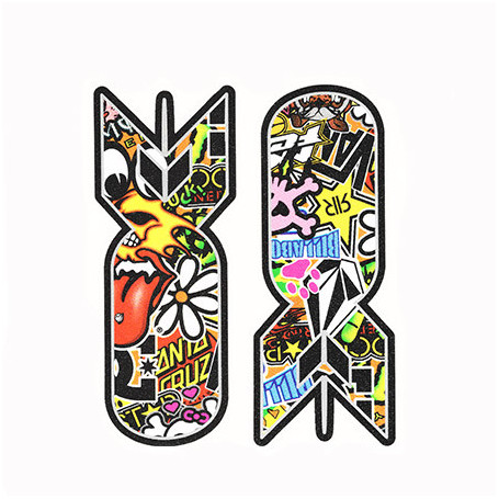 Bomb Logo Adhesive 10 cm X 3,5 cm (2 pieces)