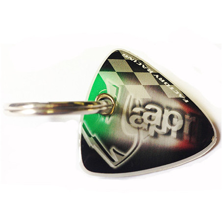 Porte-clés en caoutchouc avec logo Aprilia