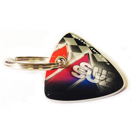 Porte-clés en caoutchouc avec logo Suzuki