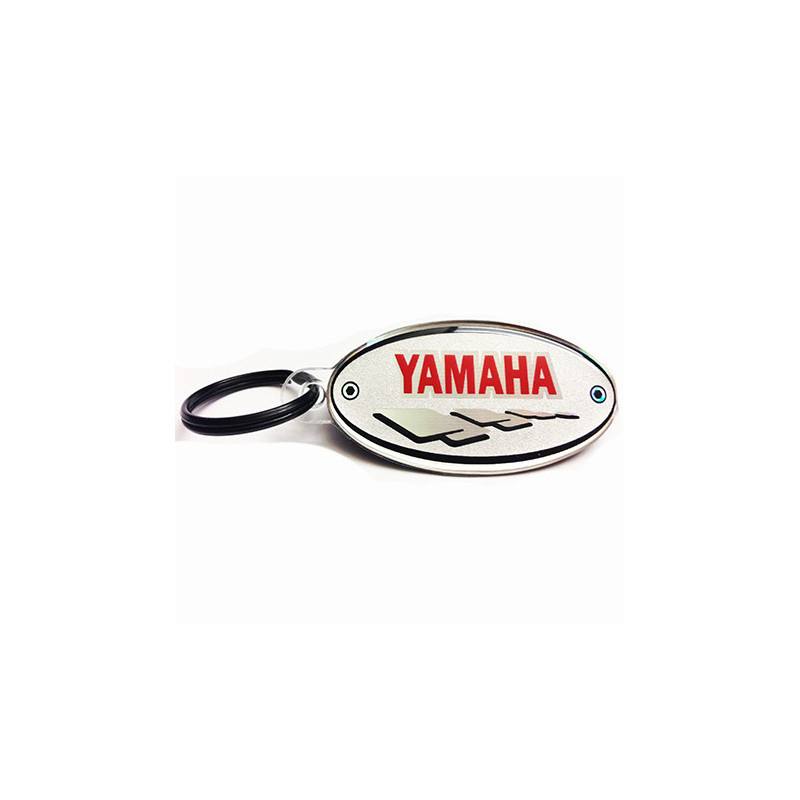 Llavero de plástico 3D con logo Yamaha