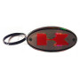 Rubber 3D keychain with Kawasaki logo