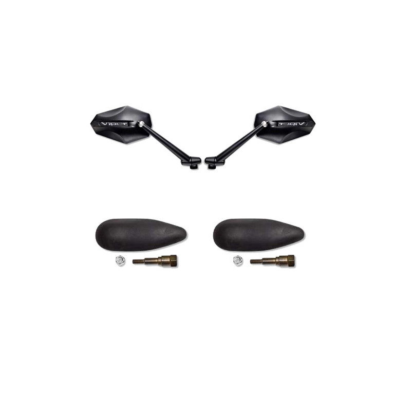 Par espejos manillar FAR Viper 6+ Kit copriforo in gomma para Ya… | MotoGM