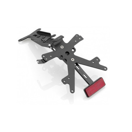 Portatarga regolabile Rizoma con luce targa led per Ducati Hypermotard 821
