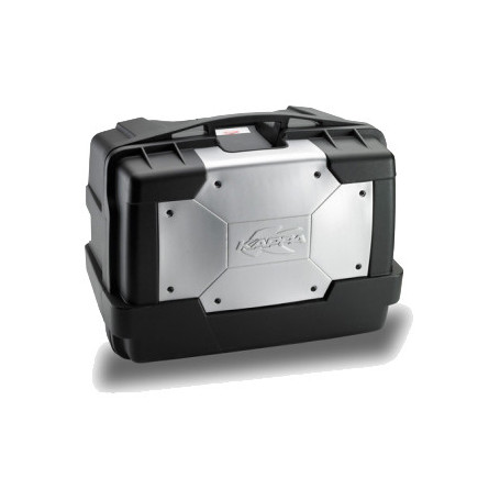 Top Case Monokey KGR46 GARDA 46 lt. equipped with silver cover on top-shell