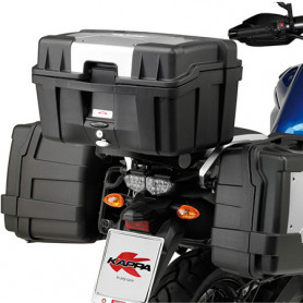 Baúl Kappa KGR46 GARDA Monokey  da 46 lt con cover aluminio | MotoGM