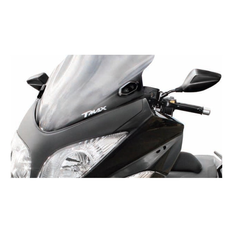 Specchi da manubrio nero opaco per Yamaha T-Max 500 04-11, T-MAX 530 12- omologati (1 coppia)
