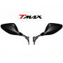 Specchi da manubrio nero opaco per Yamaha T-Max 500 04-11, T-MAX 530 12- omologati (1 coppia) Specchi da manubrio nero opaco per Yamaha T-Max 500 04-11, T-MAX 530 12- omologati (1 coppia)