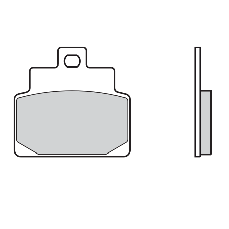 Brake Pads Brembo scooter Aprilia (1 couple for 1 Disk), 07021
