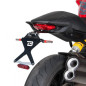 Portamatrículas para scooter reclinable Barracuda para Ducati Monster 821